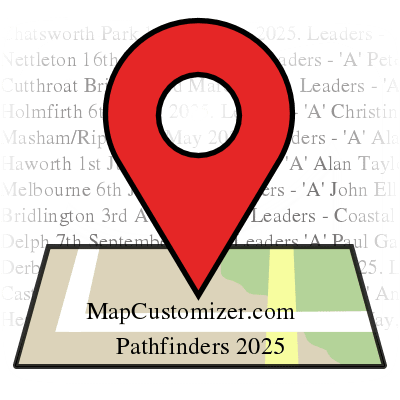 Map Compass Pathfinders - Mountain Arts - Classic Desktop Collection